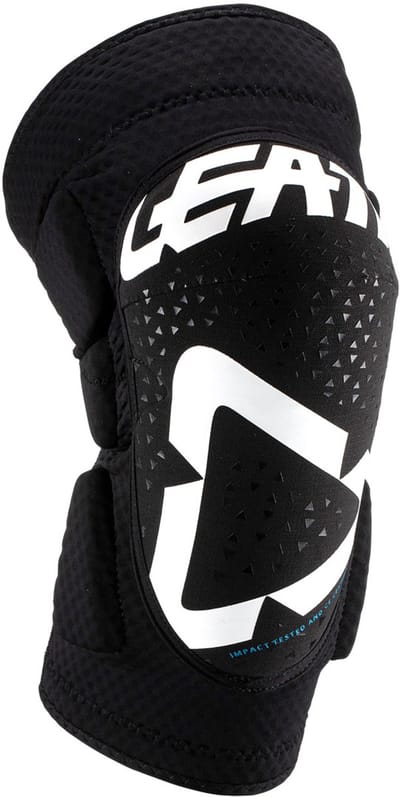 Leatt 3DF 5.0 Zwart Witte Motocross Kniebeschermers -