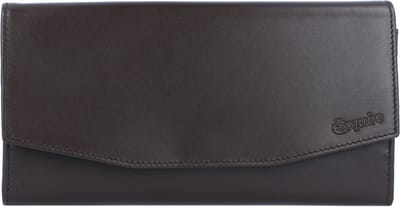 Esquire Nieuw Zijden Portemonnee Leder 19 cm - Dames - Horizontaal - braun