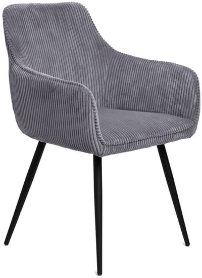 HOMLA Chair - SATORI FASO - corduroy grey - 58x62x79cm