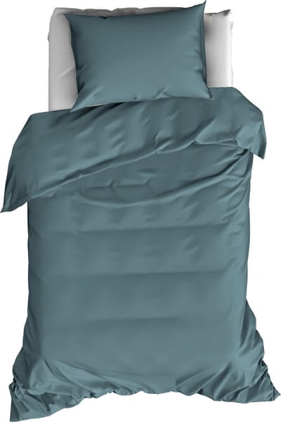 De Witte Lietaer Dekbedovertrek Katoen Satijn Olivia - Eenpersoons - 140 x 200/220 cm - Groen