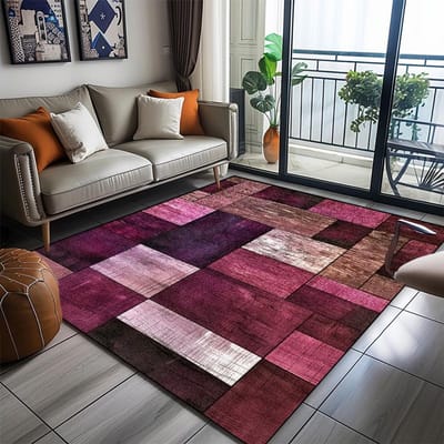 Modern Geometrisch Tapijt Woonkamer Abstracte Decoratie Huis Sofa Wasbaar Groot Formaat Vloerkleden Slaapkamer Garderobe Antislip Vloermatten 60*90cm
