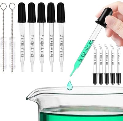 Allecto - Pipet Glas - Druppelpipet 1ml - Precisie en gebruiksgemak