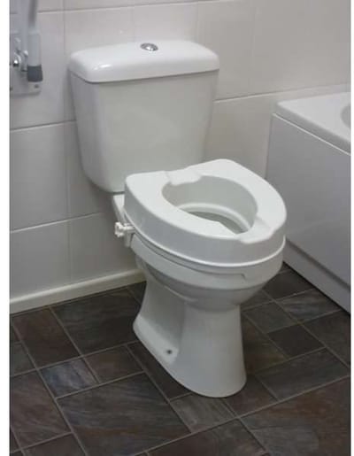Verhoogde toiletbril zonder deksel 10,5 cm - Gemakkelijk zitten en opstaan