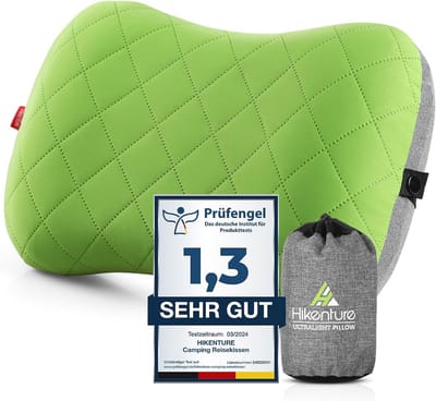 Opblaasbaar Reiskussen voor Camping met Afneembare Hoes - Ergonomisch en Comfortabel