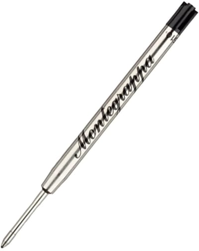 Montegrappa - Penvulling - Pen - Vulling - Zwart - Medium - Black - Schwarz - Noir - Refill - 1 Stuks - Los Verpakt - Geschikt voor Parker