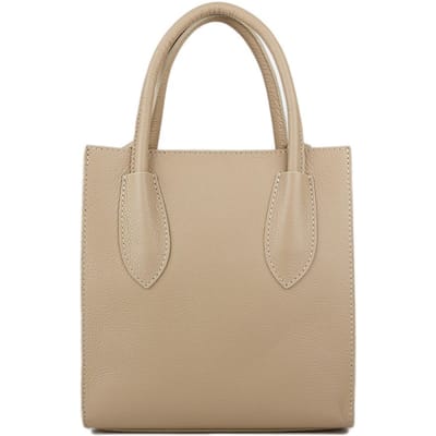 Giulia Monti Handtas Grijs Beige