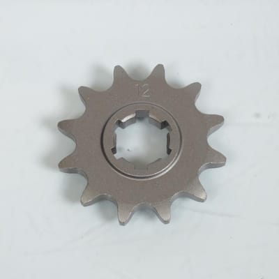 Pignon de sortie de boite Sifam pour Moto Suzuki 50 Zr Ke 1979 à 1987 12 dents pas 420 Neuf