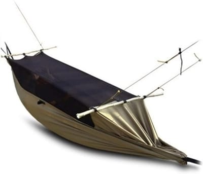 Draagbare Hangmat Tent - Kampeer Hangmat - Outdoor Ontspanning - Geïntegreerde Klamboe - 252 x 90 cm - Groen