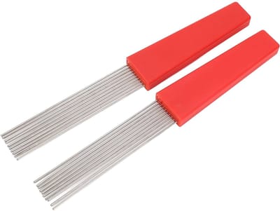 JHUBERS- Guiro Schraper Stevig en Robuust - RVS Schraper - Kam-Guiro Schraper - Lichtgewicht - Multifunctioneel - Geschikt voor Bands - Percussie Instrument