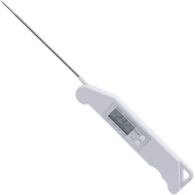 Barbecue thermometer – Roestvrijstalen temperatuursensor voor houtskoolbarbecues – Geschikt voor ovenkoken en rotisserie