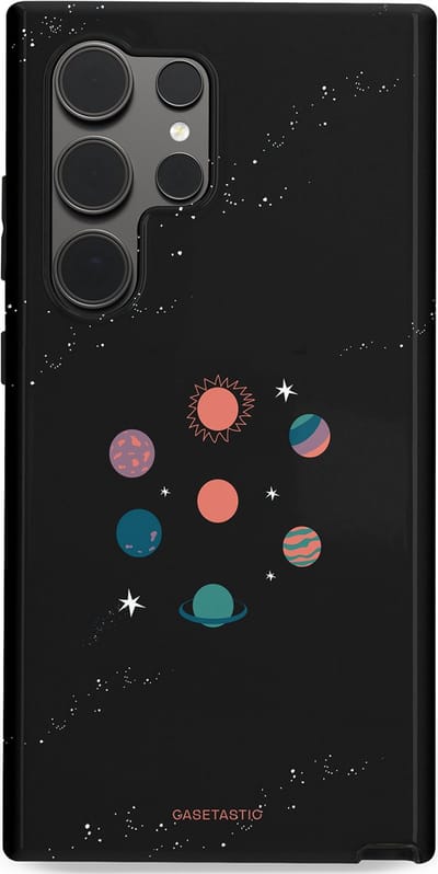 Casetastic Hoesje Geschikt voor Samsung S24 Ultra - Stijlvolle Beschermende Duo-layer Case - Universum familie