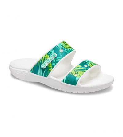 Crocs Classic Tropical Sandalen Wit/Multi Maat 45/46 US M11