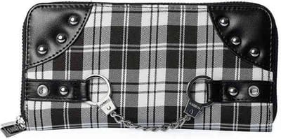 Banned - Handcuff Dames portemonnee - Zwart/Wit