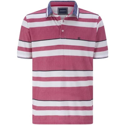 Babista herren Poloshirt - 48/50 - rood - Plus Size