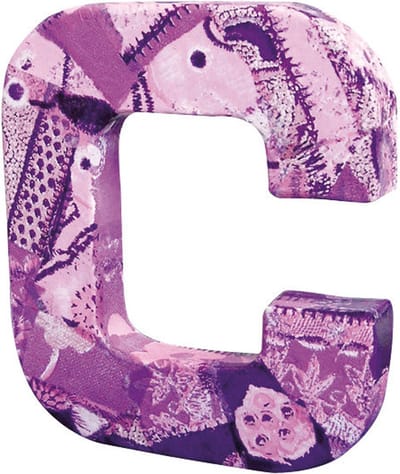 Letter wit C 20,5 cm