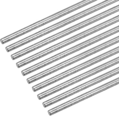 10x M4 x 500mm Draadstangen Volledig Schroefdraad RVS 304 voor Montage en Bevestiging