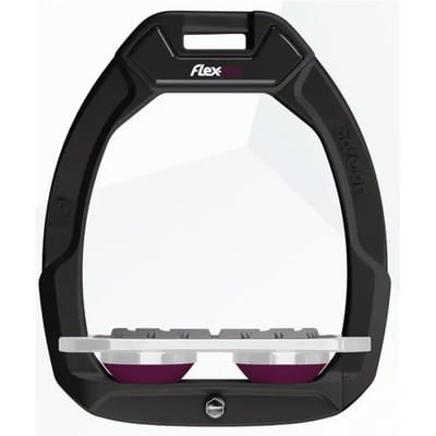 Veiligheidssporen Plat Grip Zwart/Grijs/Paars Flex-On Safe-On