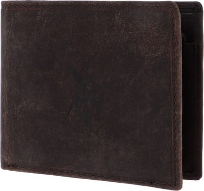 U.S. POLO ASSN. Portemonnee Tulsa Horizontal Wallet Coin Brown Bruine