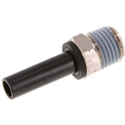 5/16'' x 1/4'' NPT insteekfitting Messing/PBT Buitendraad NBR [2 Stuks]