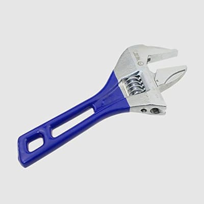 Verstelbare Sleutel 4" 115MM Lichtgewicht Handgereedschap met Zachte Grip en Brede Bek voor Klussen en Onderhoud (Bekbreedte Capaciteit: 24MM)