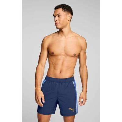 Puma Zwembroek - Heren Mid Shorts - Crinkle T7 - Navy / Ultra Blue- Maat L