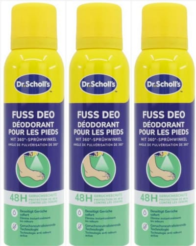 Scholl - Schoenendeodorant - Extra fris - 24H - Voordeelverpakking - 3x150ML