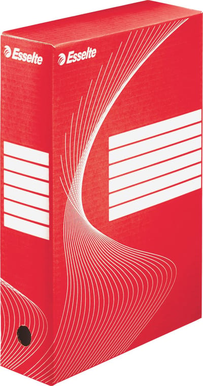 Esselte Boxycolor Archiefdoos - folio - 25 stuks - Rood