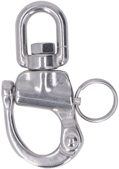 MTTproducts- Snapsluiting 316 Roestvrij Staal - Kliksluiting - Quick Release - Snelsluiting - Sluiting Voor Spinnakerval - Hoogwaardige Kwaliteit