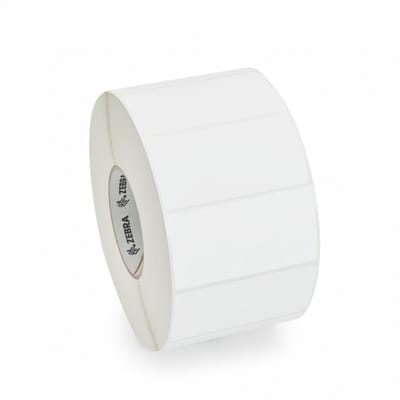 880026-025 - Etiketten, Zebra, normaal papier, Z-Perform 1000T, B: 101,6 mm, H: 25,4 mm, D: 200 mm, K: 76 mm