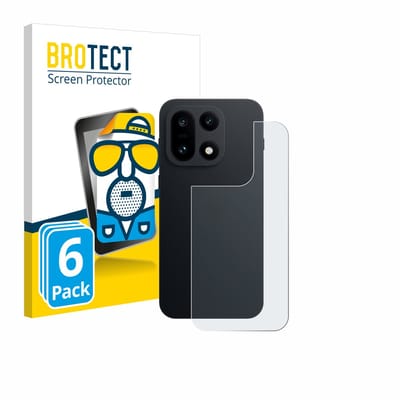 BROTECT - Screenprotector voor OnePlus 15 (Achterkant) - Folie Beschermfolie matte 6 Stuks