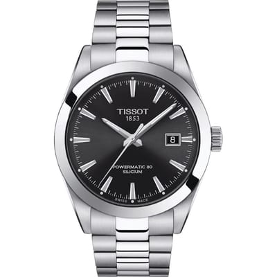 Tissot Roestvrij Staal Zwarte Wijzerplaat Heren Modehorloge T127.407.11.051.00 zwart