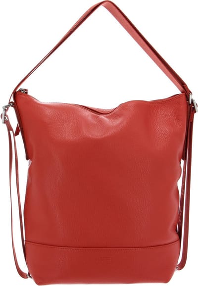 JOST Leren Rugzak Schoudertas Vika 3-Way-Bag Apricot Terracotta