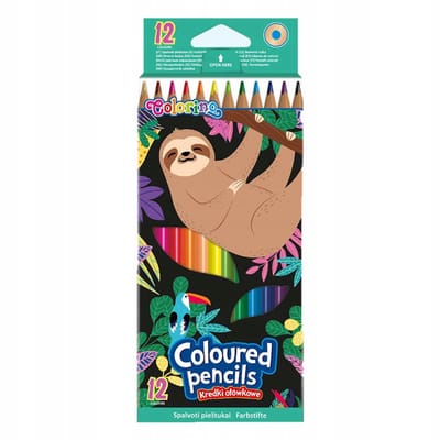 Colorino Wildkid Kleurpotloden 12 stuks - Zacht & Duurzaam