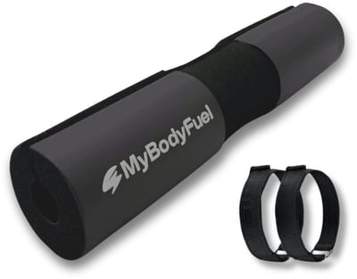 MyBodyFuel - Barbell pad - Voor Squat & Hip Thrust - Nekbeschermer voor halterstang - Squat Pad/Kussen - Zwart