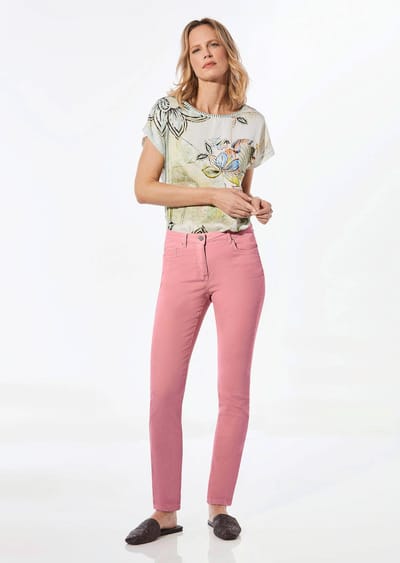 Goldner Jeansbroek Lange vrijetijdsbroek BELLA met vormgevende tailleband