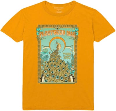 Fleetwood Mac - Peacock Heren T-shirt - S - Oranje