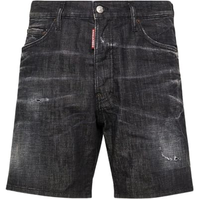 Dsquared2 Marine Bermuda Denim Zwarte Shorts