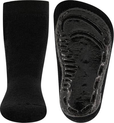 Antislip sokken effen zwart-18/19