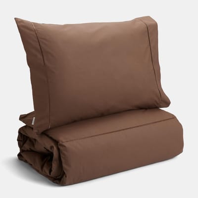 Dekbedovertrek Set - Beddengoed Set - Slaapkamer Aankleden - Soft Touch Perkal - 260x240 cm - Taupe