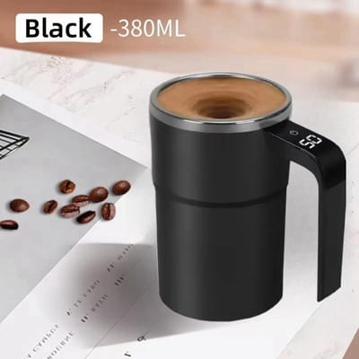380ML Mini Elektrische Koffie Zelfmengende Mok IP67 Waterdicht Voedselveilig Koffiemok USB Oplaadbare Automatische Magnetische Beker Voor Thee 301-400ml