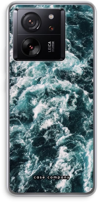 Case Company® - Hoesje geschikt voor Xiaomi 13T Pro hoesje - Zee golf - Soft Cover Telefoonhoesje - Bescherming aan alle Kanten en Schermrand