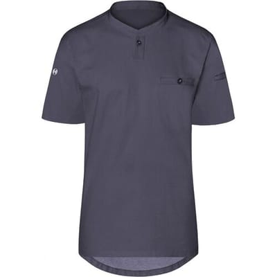 (6 stuks) KARLOWSKY Korte Mouw Heren Werkshirt Performance - Antraciet - maat: XS Grijs