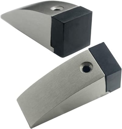 Deurstoppers - Deurhouders Deurvastzetters - Deuren Open Houden - Magnetische Bevestiging - 15x15x15 cm - RVS