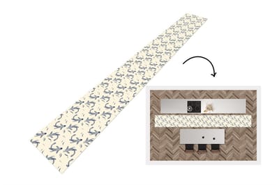 Keukenloper 400x50 cm - Keukenmat vinyl Karper - Vis - Japan - Patronen - Keukenmatten loper - Keuken vloerkleed tapijt