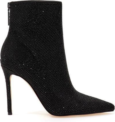 Guess - Maat 40 - Selmay Dames Enkellaars/Hak - Zwart