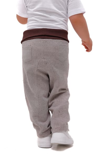 RobyKris Baby Broek - Katoen - Lichtbruin - Maat 86-92