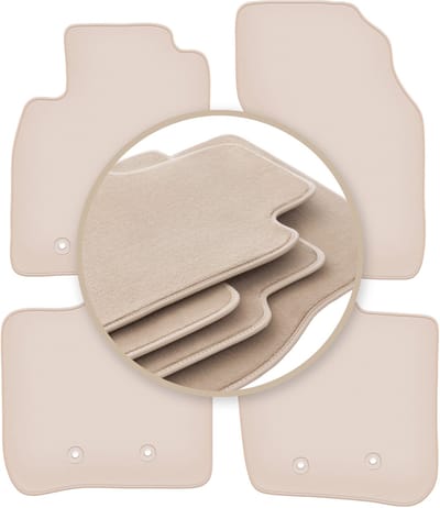 PREMIUM beige matten voor: Volvo V40 I stationwagen 1995-2004
