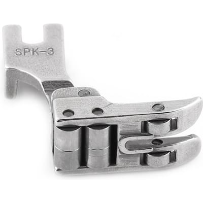 1 stuks Industriële Naaimachine Roller Persvoet Stikken PVC Leer Stof white