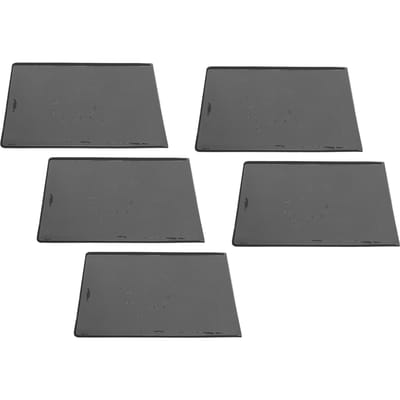 5 pièces Cadres photo magnétiques Réfrigérateur Réutilisables Pochettes photo Cadres pour Film SQ pour Réfrigérateur Maison noir