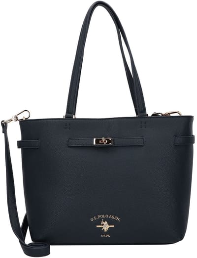 U.S. POLO ASSN. schoudertas shopper Stanford Shopping Bag Navy donkerblauw